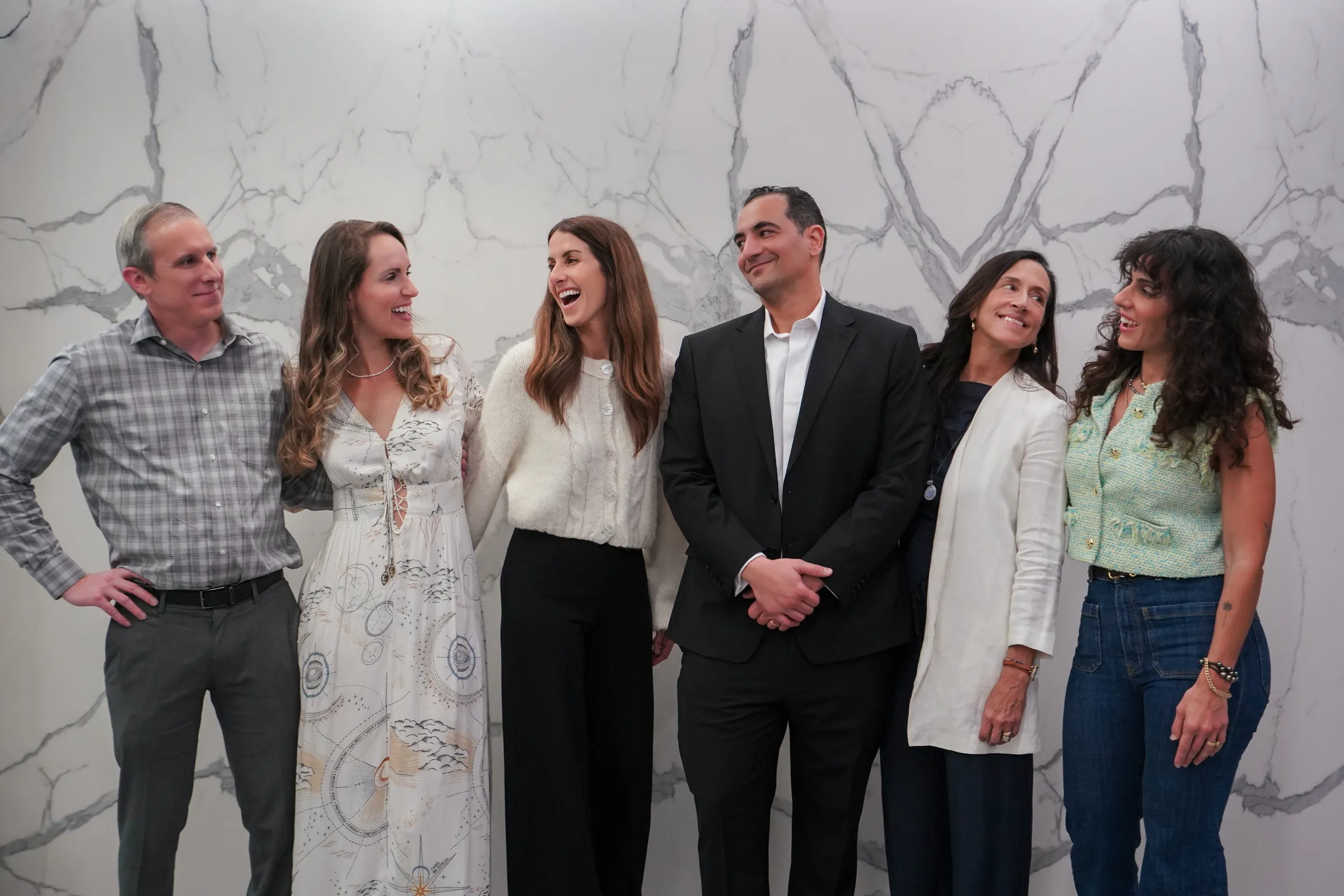 Dr. Houman Farzin with five of his colleagues at Mystic Health in Santa Monica